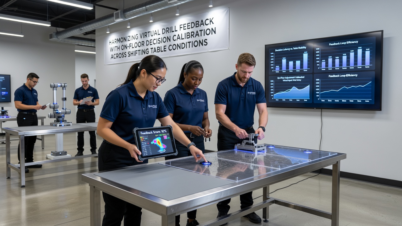Vergleich von virtuellen Drill-Ergebnissen mit On-Floor-Entscheidungen unter variablen Tischbedingungen