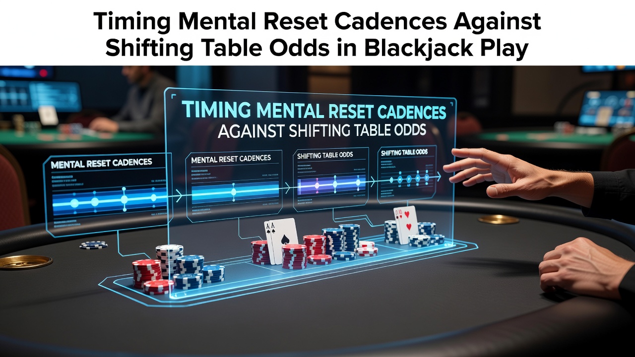 Darstellung mentaler Reset-Techniken bei Blackjack mit Fokus auf Tischquoten und Konzentrationsrhythmen